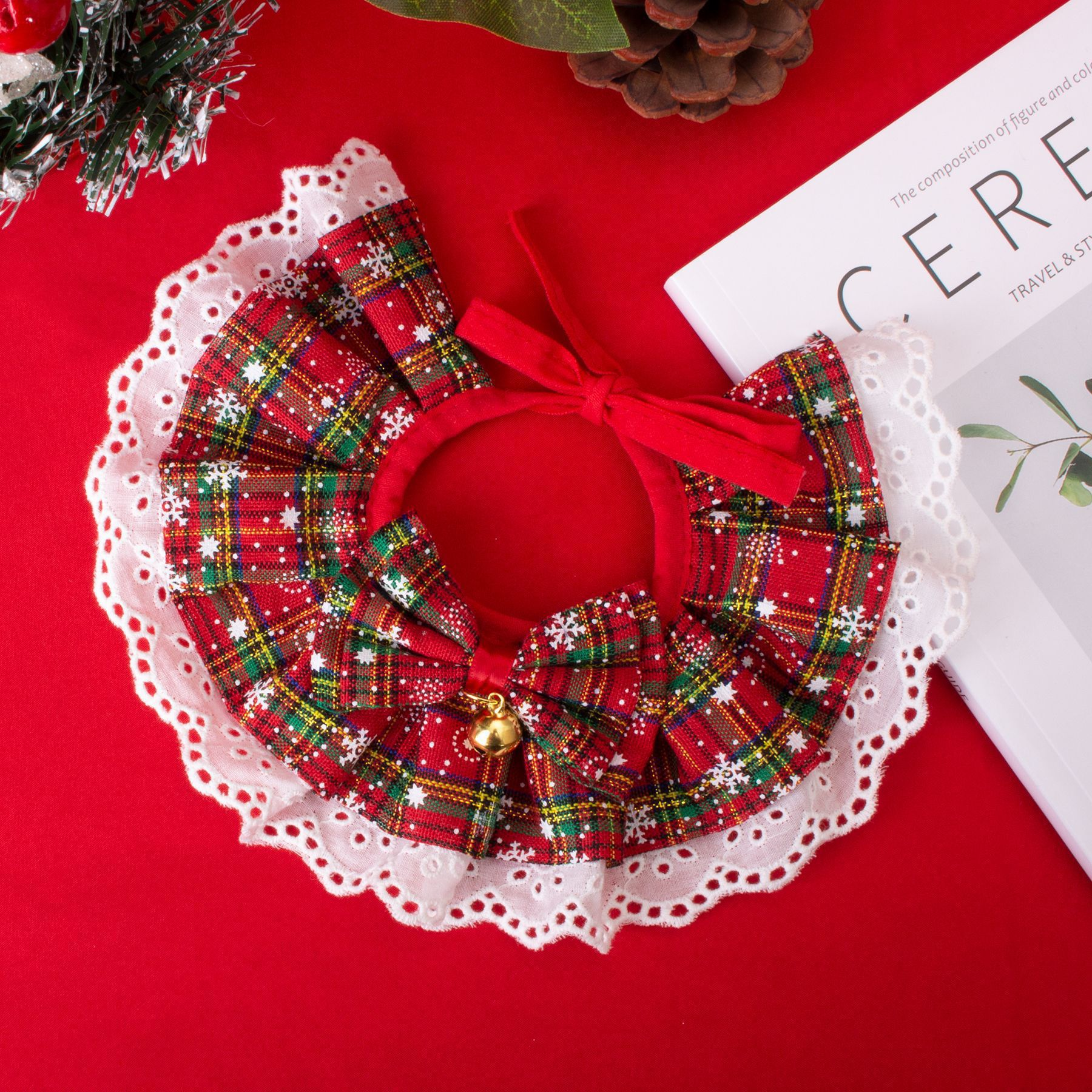 빨간색과 녹색 격자 무늬