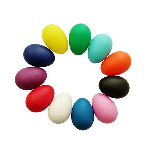 Plastic sand eggs Orff musical instruments frosted surface sand eggs children's musical instruments dance performance props stage props sand eggs