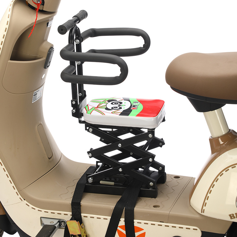 Electric motorcycle scooter electric motorcycle child seat front baby safety child sitting chair battery car stool