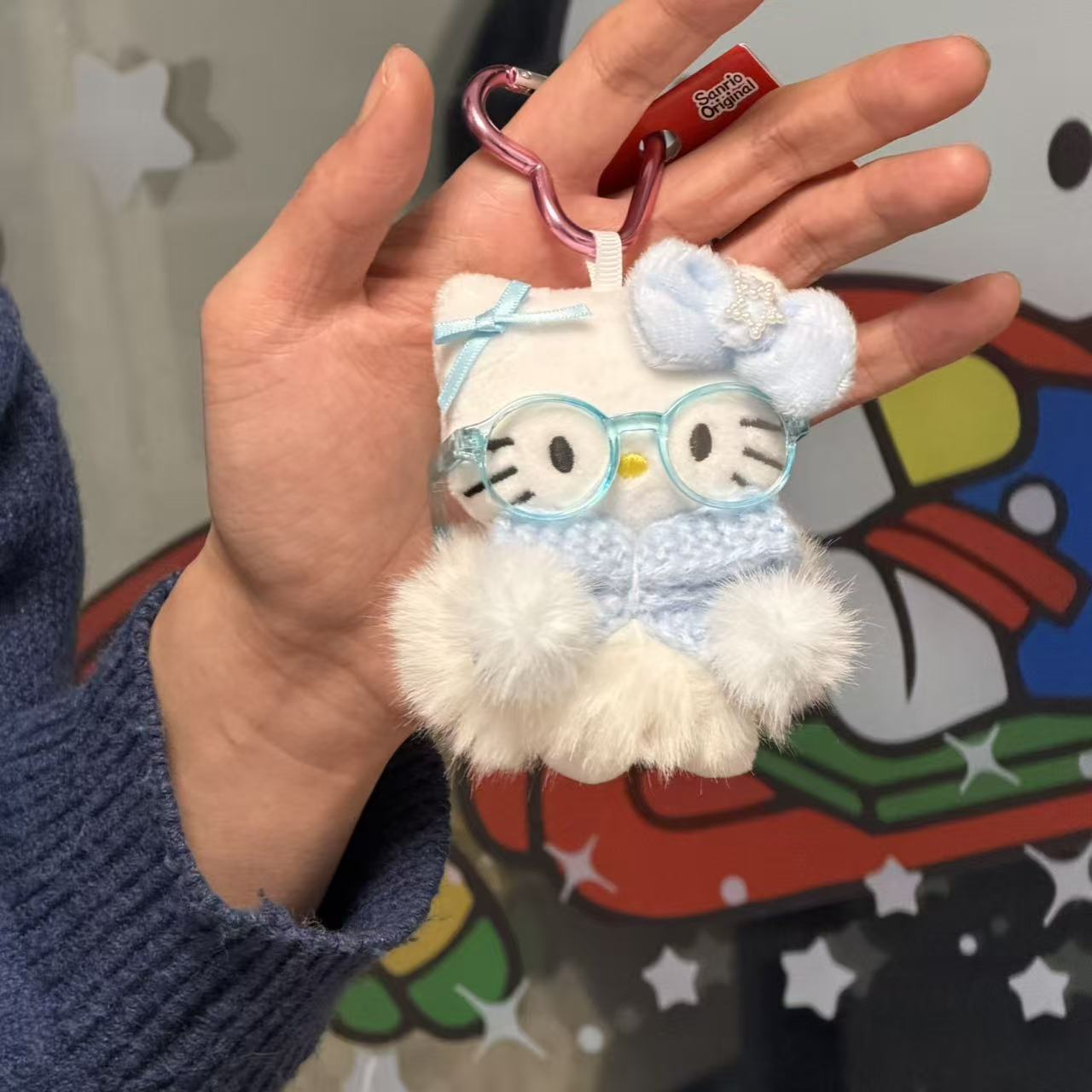 黒麦わら帽子キティ帽子ベビーペンダントラブバックル人形人形かわいいヘップバーンスタイルペンダントキーホルダー