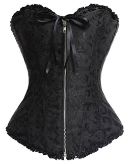 厂家批发欧美东南亚提花拉链欧美宫廷束身衣塑身衣 万圣节 corset