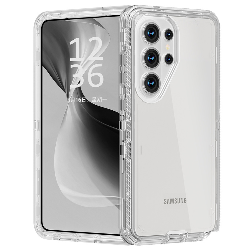 Samsung N20 S26 Three-Proof Transparent Robot Phone Case Anti-Fall Samsung S26Ultra Three-In-One Protective Case Samsung N20 S26 Three-Proof Transparent Robot Phone Case Anti-Fall Samsung S26Ultra Three-In-One Protective Case