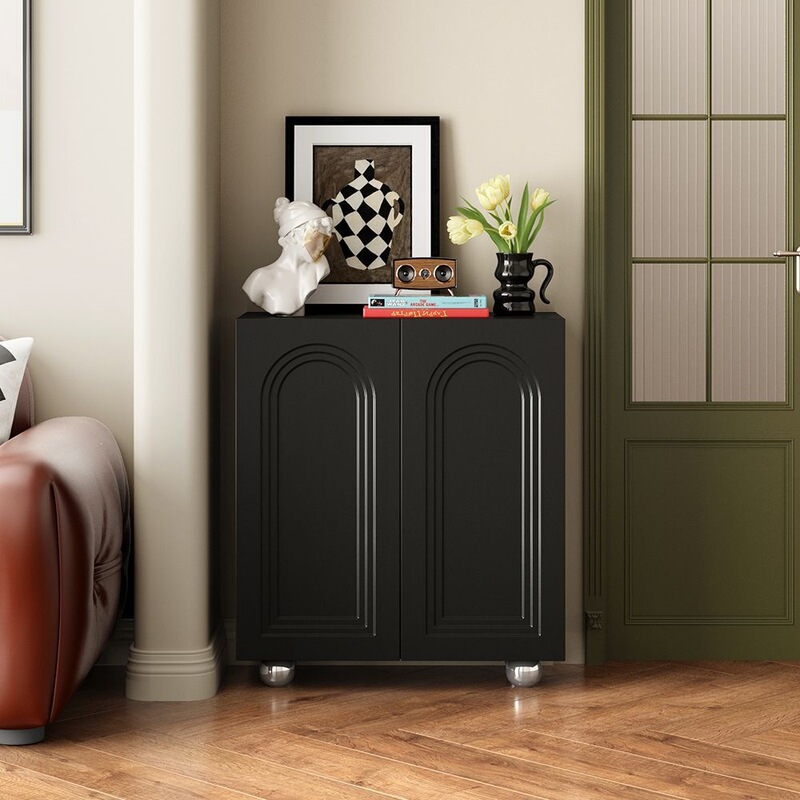 French-Style Retro Shoe Cabinet, New Model for Home Entrance, Large Capacity Cream-Colored Storage Cabinet, Entryway Cabinet French-Style Retro Shoe Cabinet, New Model for Home Entrance, Large Capacity Cream-Colored Storage Cabinet, Entryway Cabinet