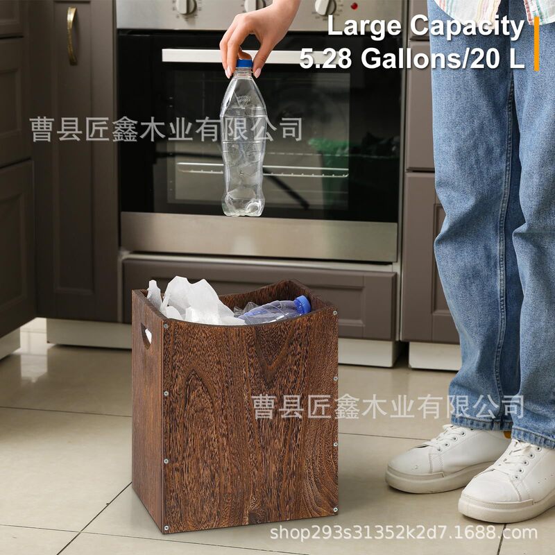 Cross-Border Wooden Trash Can, Home Entrance Door, Umbrella Storage Bucket, Living Room, Bathroom Tissue Basket, Clothes Storage Basket Cross-Border Wooden Trash Can, Home Entrance Door, Umbrella Storage Bucket, Living Room, Bathroom Tissue Basket, Clothes Storage Basket