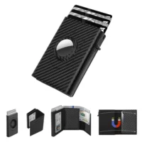 КАЛЬЦ Wallet AIRTAG Wallet RFID технологий кредитной карты ветка, с минималистичным мужским кошельком