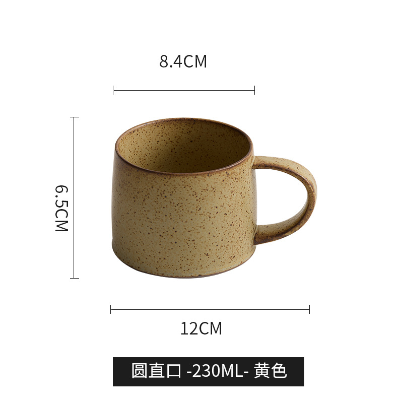 Tazas de café retro, tazas de cerámica, tazas de té de la tarde, tazas de alta calidad, tazas de marca, tazas de regalo para parejas de alto valor