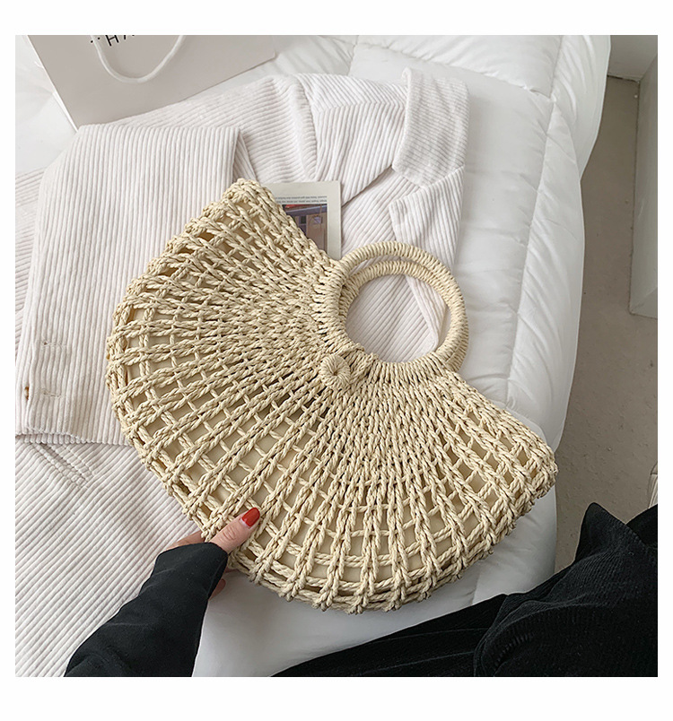 New Retro Straw Woven Bag display picture 14