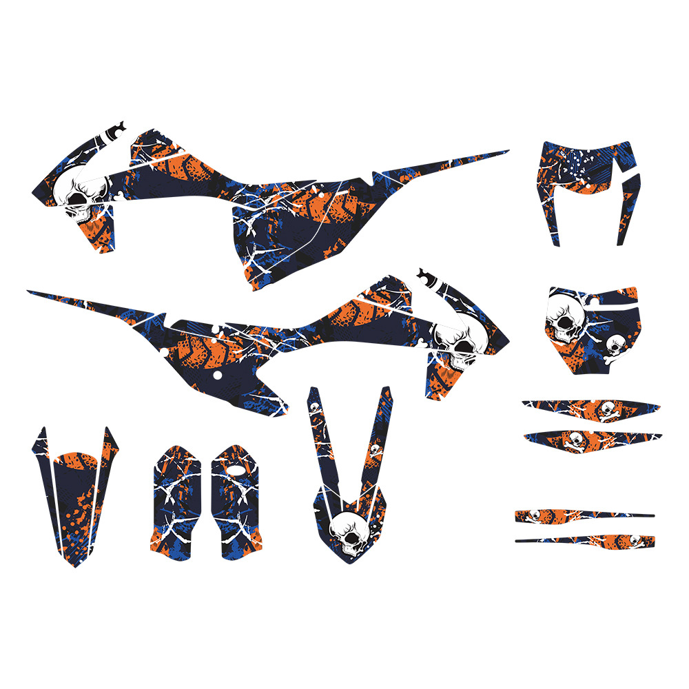 Pegatinas para KTM EXC SXF 125 250 350 450 Pegatinas de 16 - 18 años Huswana SUV image 3