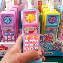儿童早教智能音乐手机 大哥大故事机电话玩具 10元店货源地摊热卖