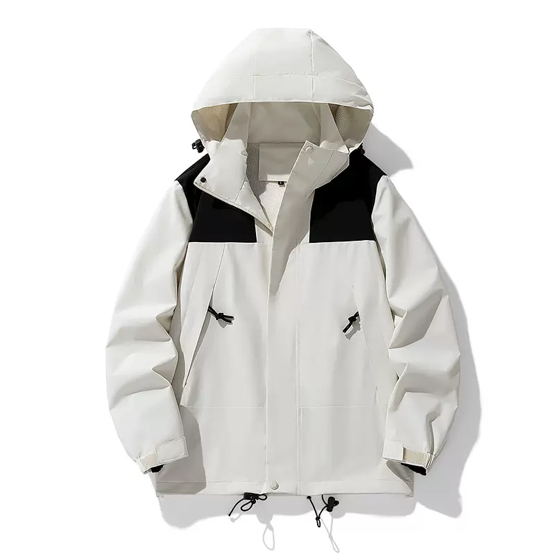 爆款户外冲锋衣男女春秋款防风防水情侣旅游登山服骑行外套男上衣