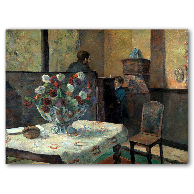 フランスポール高更世界名画レトロ芸術微噴掛画芯油絵キャンバス静止画|undefined