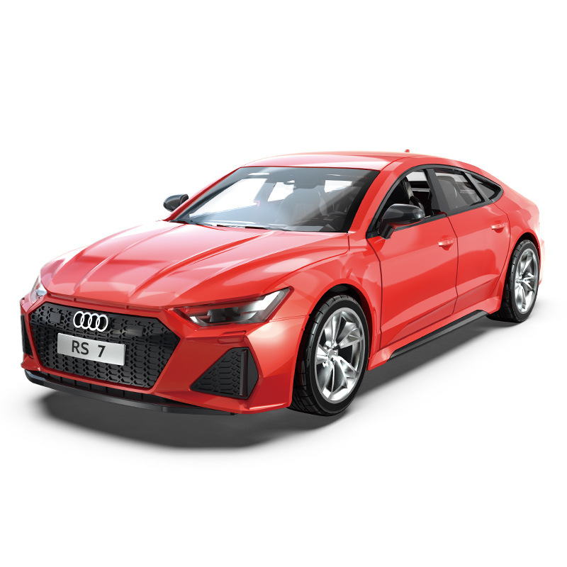 1:35 아우디 RS7-Red-sedan