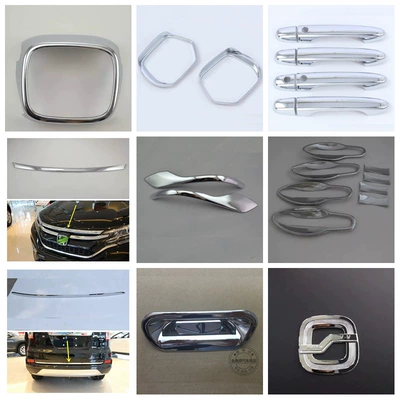 Şüşə kənarı xromları/moldingləri – front and rear headlight shade