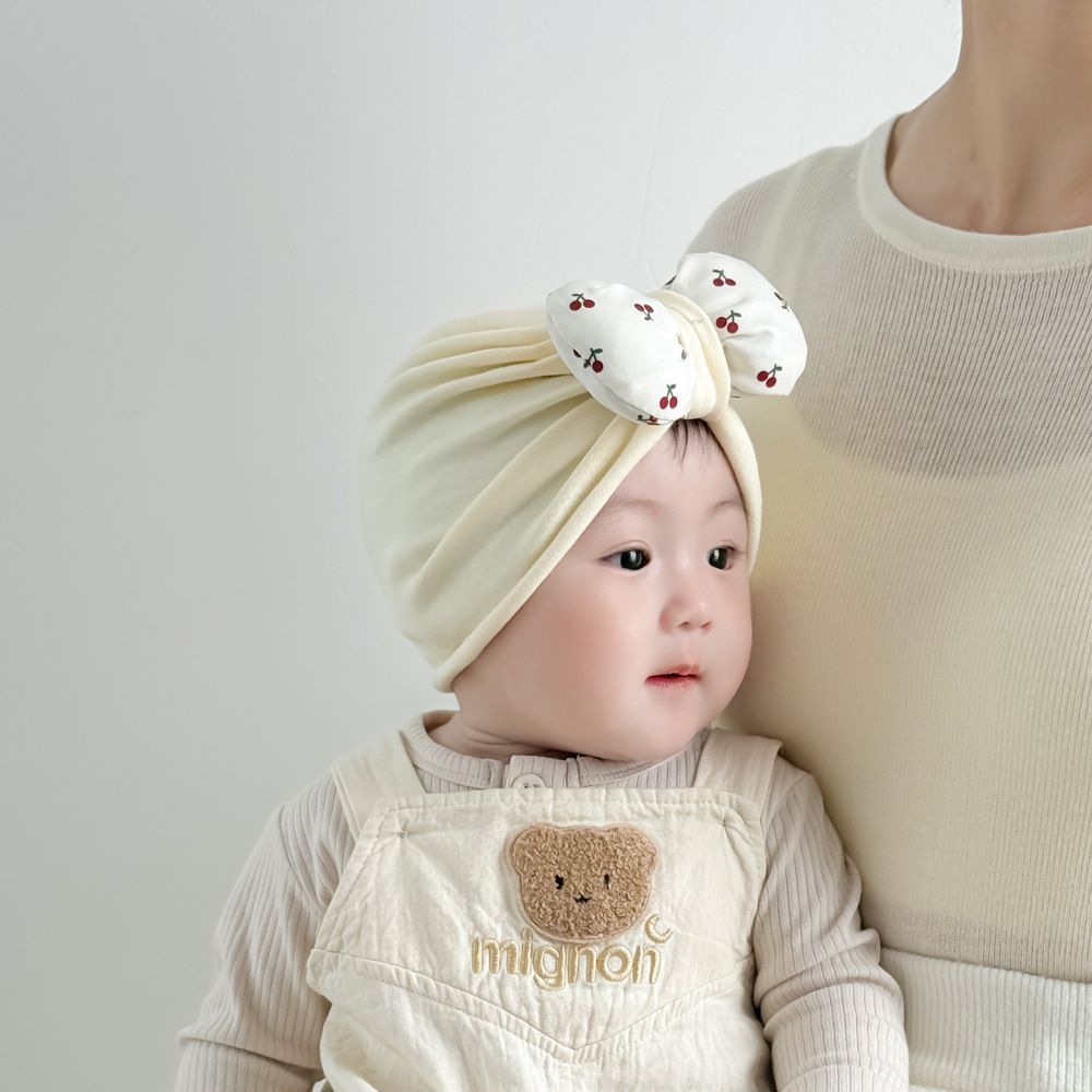 Sombrero de bebé primavera y otoño delgado sombrero de bebé indio encantador princesa bebé bebé