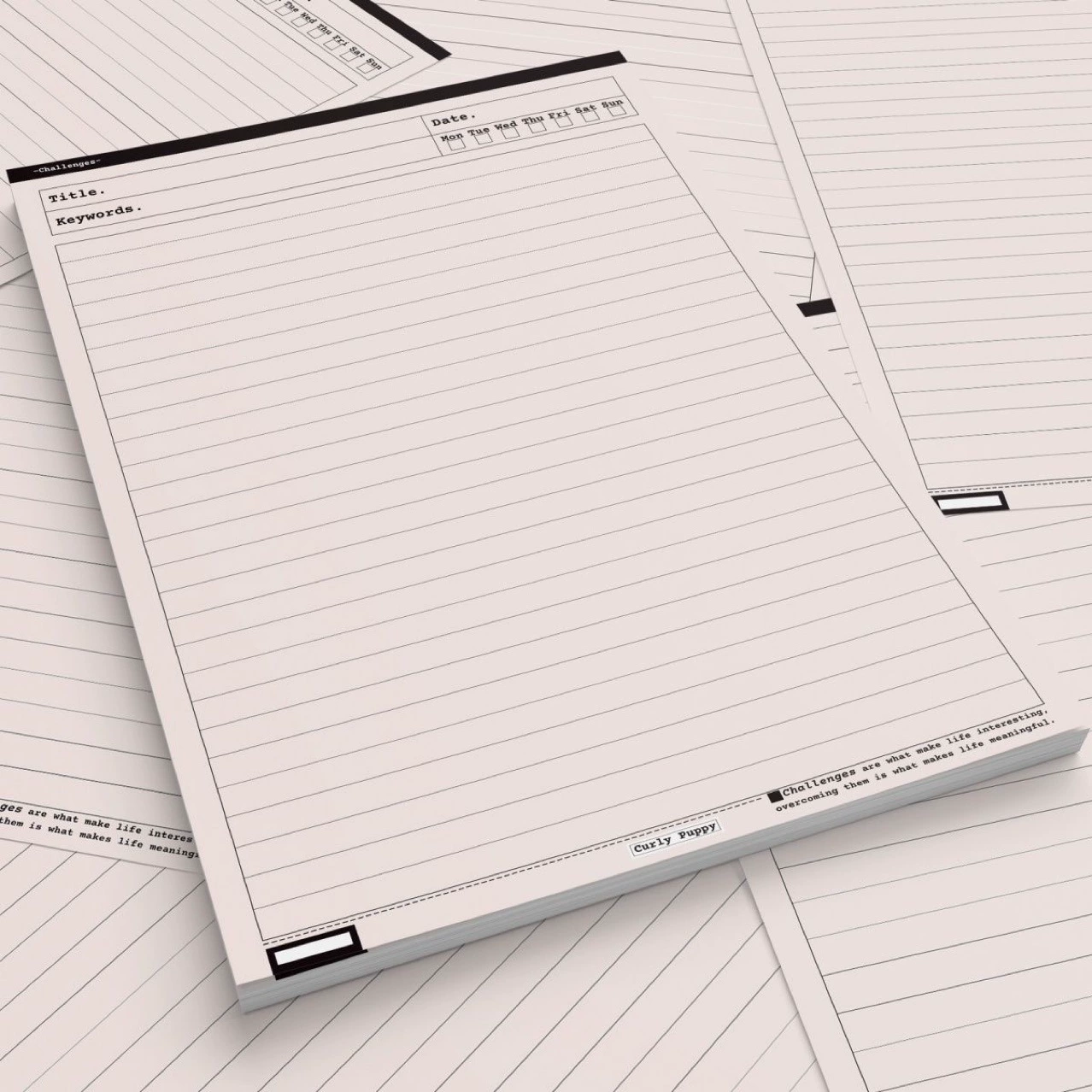 B5 Challengs, Challengs, high-looking and cute book, student excerpts, can tear up the letter paper notebook