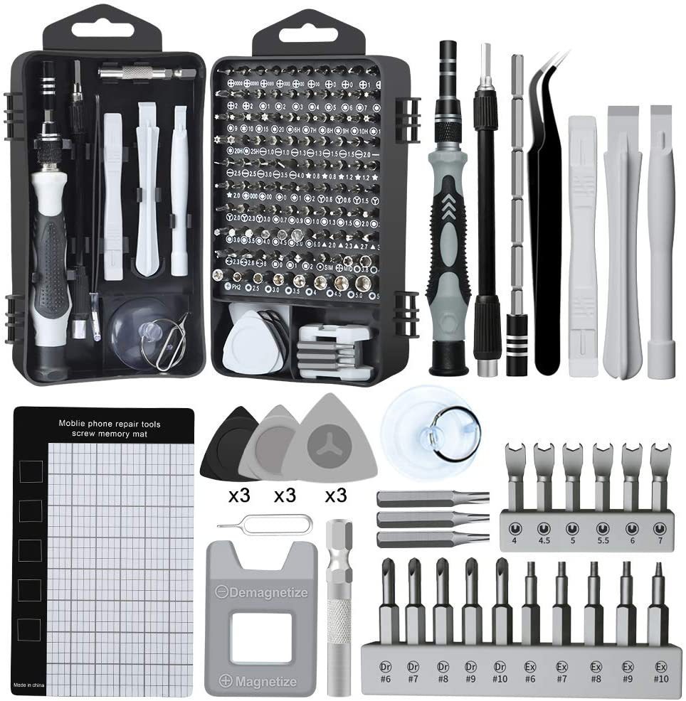 138-in-1 screwdriver set (grey)