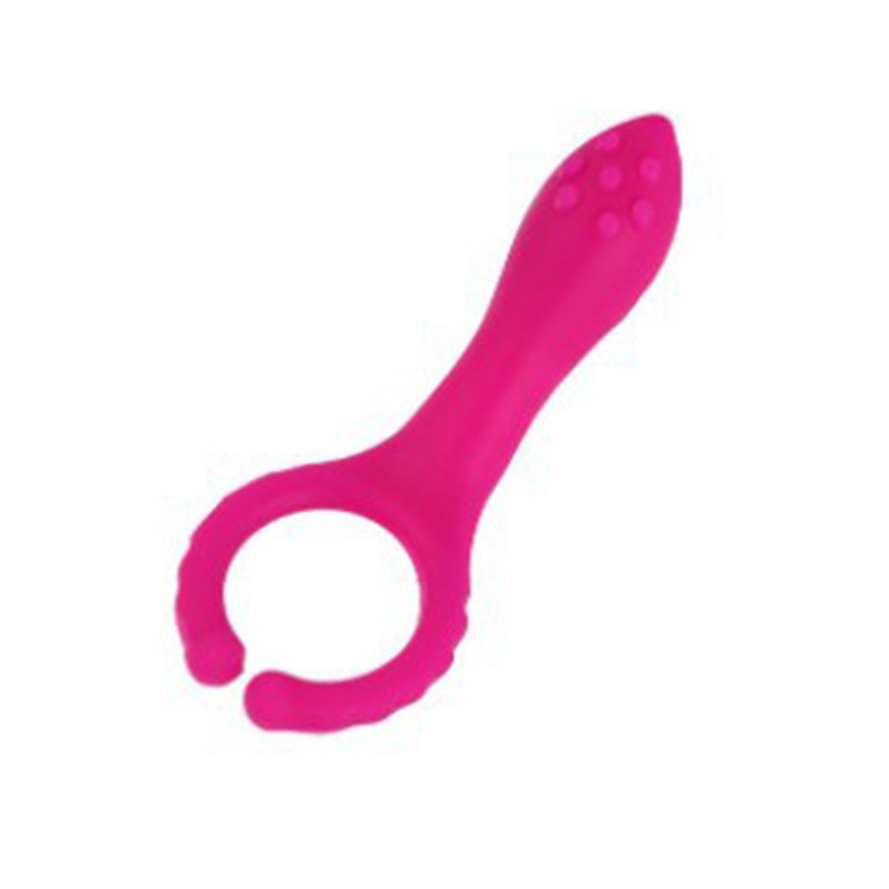 Yuechao Vibrating Massage Clamp Adjustable Silicone Couples Ring, Pink — detail image 2