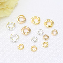 ��ɫ14K�����黨��Ȧ�]��ŤȦ�|Ƭɢ��diy�ֹ�������Ʒ���