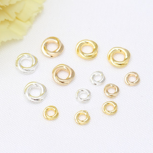 ��ɫ14K�����黨��Ȧ�]��ŤȦ�|Ƭɢ��diy�ֹ�������Ʒ���