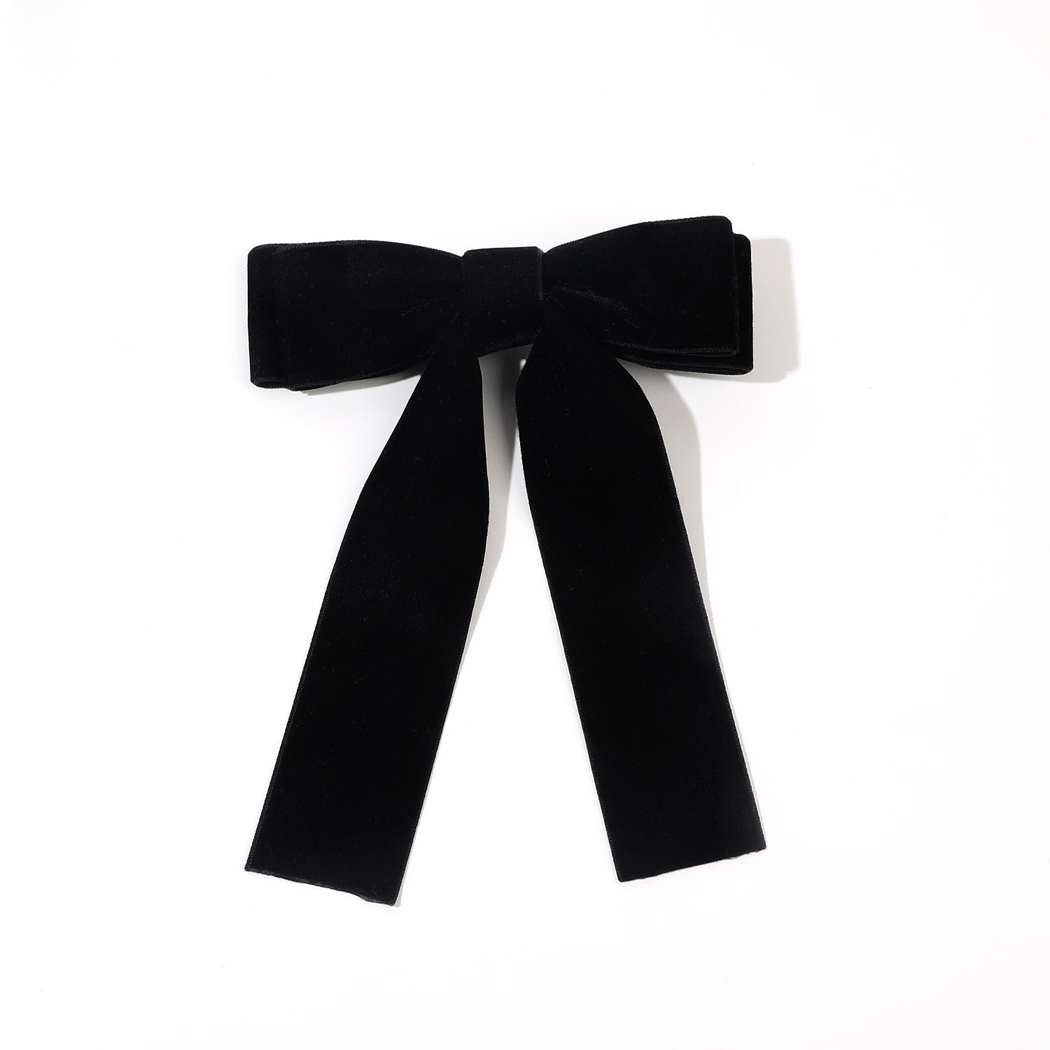 Qiyue bogen haarnadel Südkorea band stirnband samt einfache entenschnabel clip weibliche krawatte haar zubehör großhandel_voghion.com