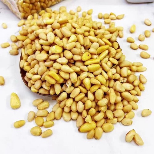 New Arrival Russian Flavored Cedar Nuts 500g Original Raw Pine Nuts Shelled Pine Nuts Nut Snacks