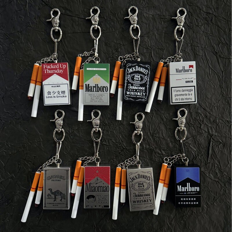 Original Cleanfit Portable Cigarette Keychain Bag Pendant Ashtray Waist Accessories Ins Street