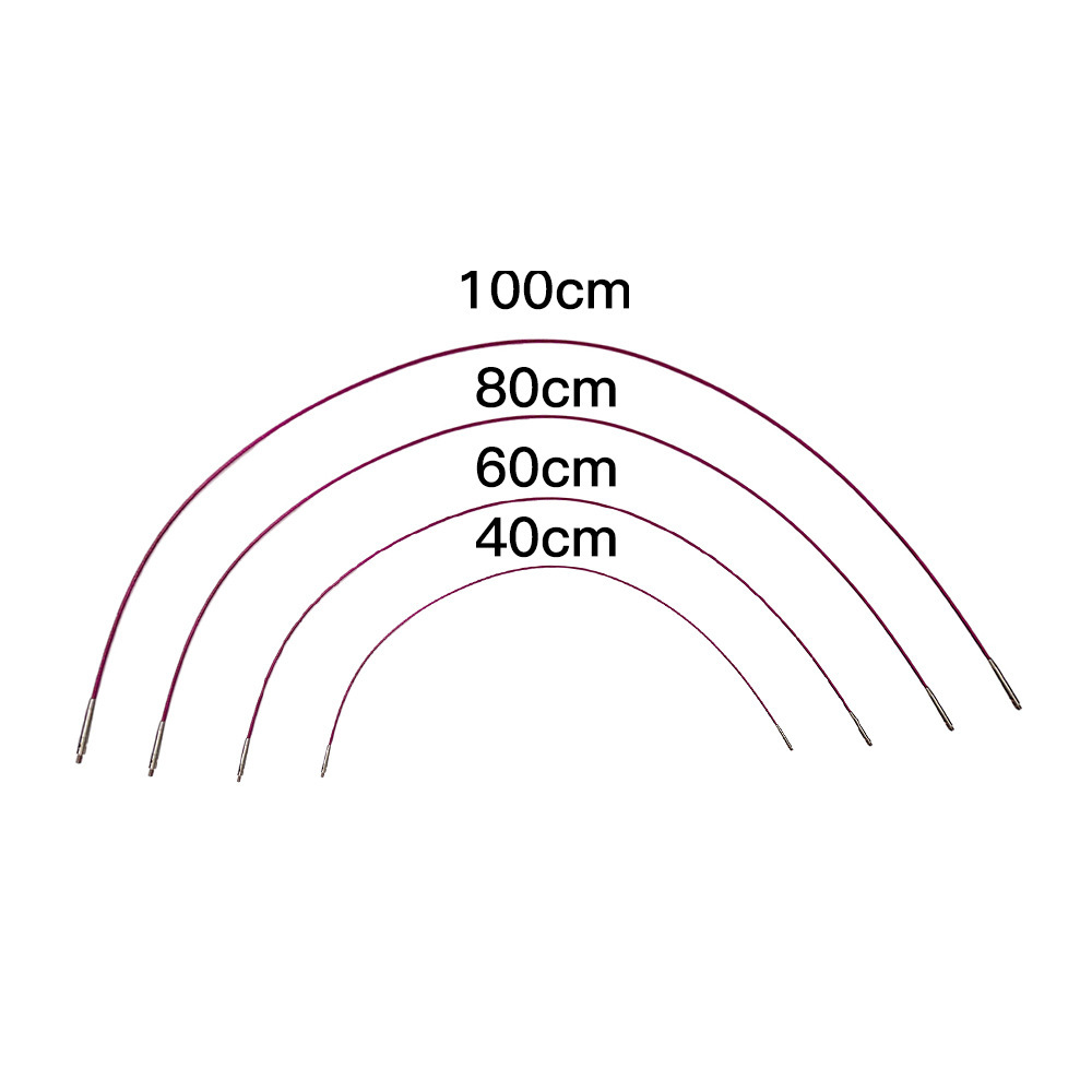 Herramientas de tejido 304 acero inoxidable desmontable aguja cuadrada aguja anular cubo desmontable aguja 9 pago un conjunto de PU