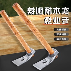 Small shovel, ice pick, hammer, chisel, spade, wood tool, digging, foreign hoe, fishing, weeding, digging bamboo shoots, farmers' outdoor vegetable planting 