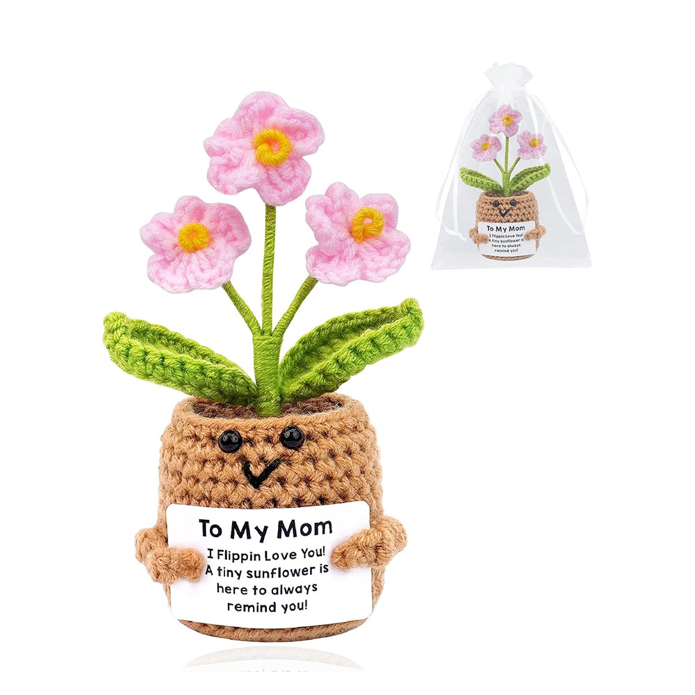 T 카드 3 머리 핑크 꽃