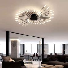 客廳吸頂燈 2022年新款創意煙花客廳燈北歐創意大氣led卧室餐廳燈