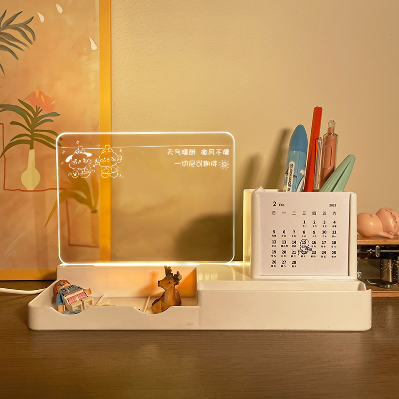 Regalo de cumpleaños para niñas calendario creativo de noche lámpara bolígrafo para niños y niñas premios de regalo de vacaciones