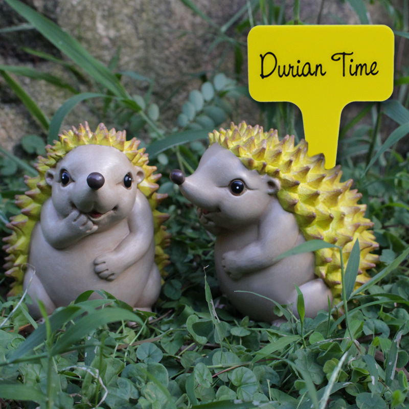  new creative simulation fruit durian decoration resin decoration crafts simulation hedgehog durian decoration