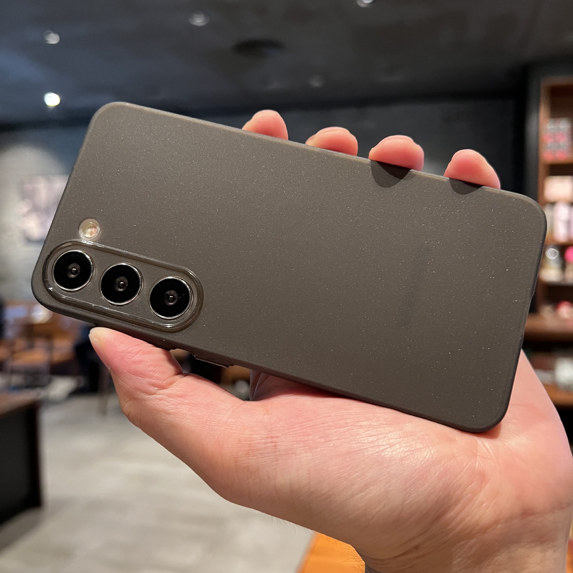 Ultra-light and thin anti-fingerprint matte for Samsung S23 mobile phone case s24 soft case plus black transparent tpu silicone ultra