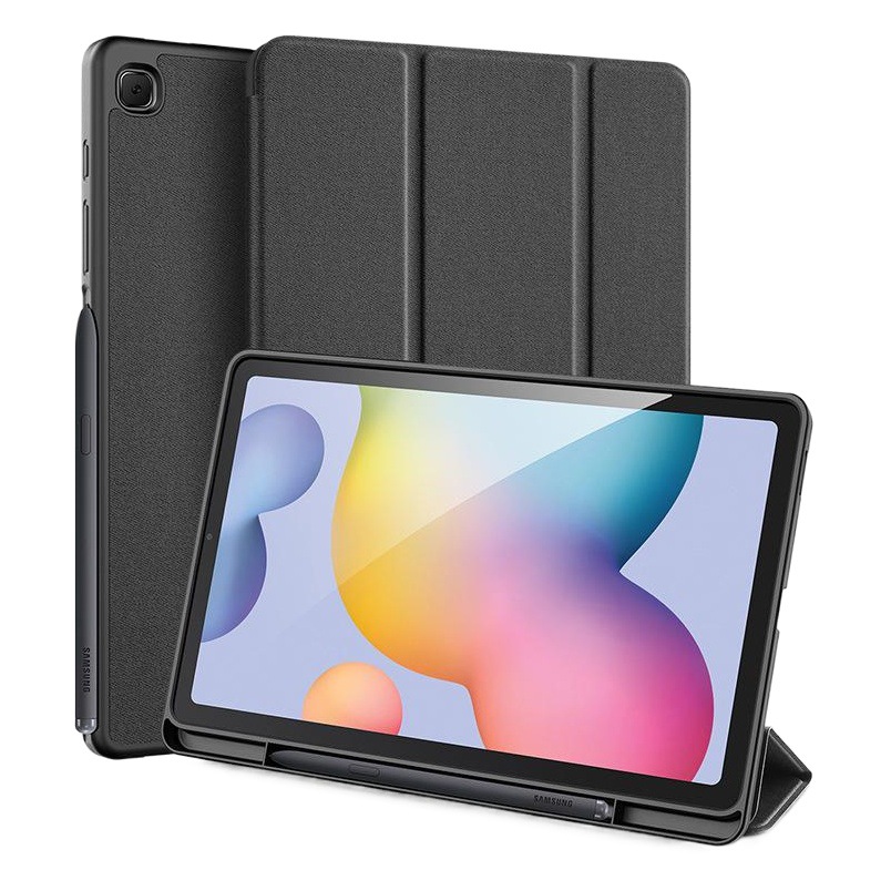 Aplicable a Samsung Tab S6 Lite Tablet computadora funda protectora Flip tri-fold dormir funda protectora resistente a la caída P610