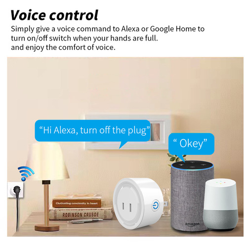 Tuya wifi smart socket Japanese plug can be used for voice control timing of domestic two-plug AI speakers