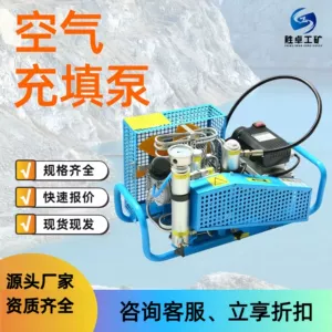 Air Compressor in Stock 100L Air Filling Pump with Automatic Shutdown Positive Pressure Air Breathing Compressor