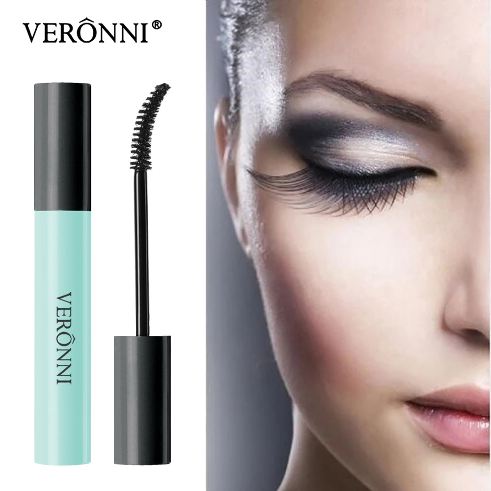 VERONNI thick curly long mascara base waterproof non-blooming eyelash styling liquid 4D mascara