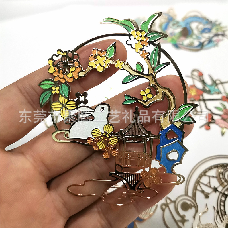 厂家优惠提供UV彩印打印喷绘制作印花金属文创冰箱贴书签彩印印刷