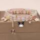Kulomi Sanrio Series Crystal Beaded Cute Children Student Bracelet Girlfriend Bracelet Holiday Gift
