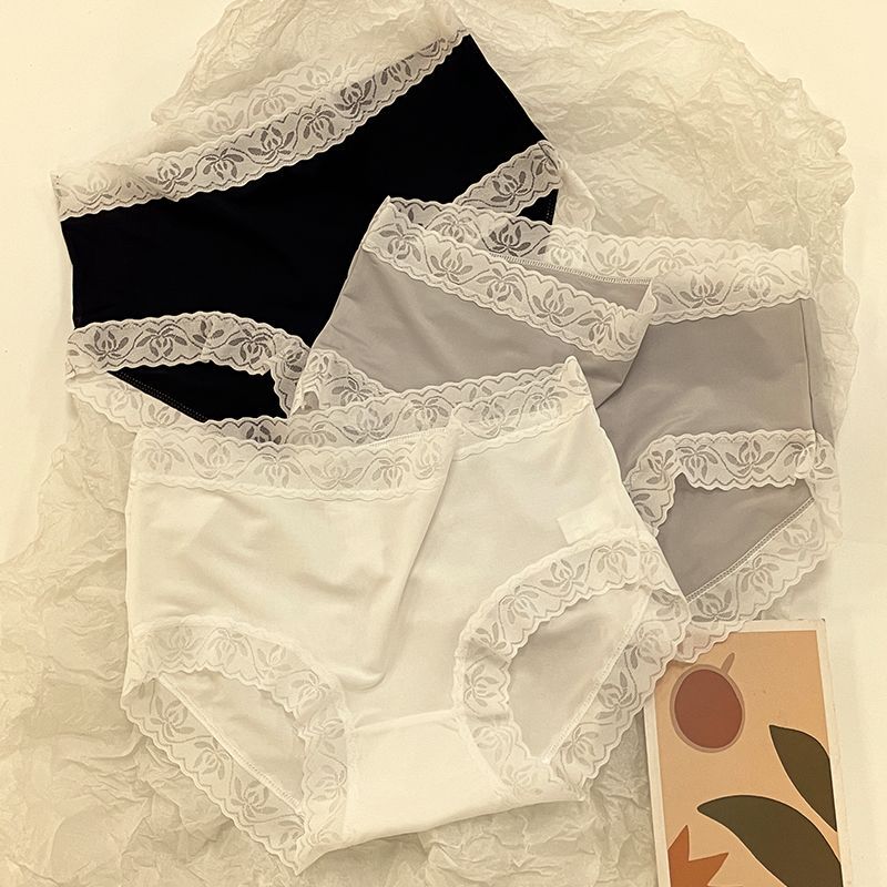 Seamless Underwear for Women, Ice Silk Mid-Waist Breathable Spring and Summer Thin Style, Skin-Friendly, Hip-Lifting Briefs for Girls and Students