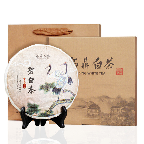 Fuding White Tea Old White Tea Shoumei Small Tea Cake Tea Gift Box with Aged Tangerine Peel, Wholesale for Gift and Souvenir