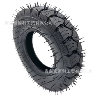 4.00-8橡胶充气外胎16英寸高载重耐磨微耕机割草机工具车轮胎