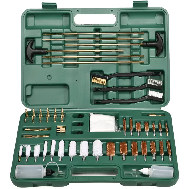 Juego de cepillos de limpieza transfronterizos al por mayor para Amazon, herramientas de mantenimiento y limpieza para armas de fuego y tuberías, herramientas multifuncionales para limpieza de armas domésticas.