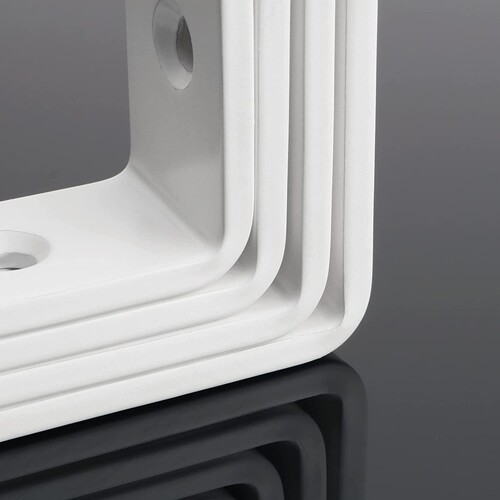 Manufacturer direct supply thick wall right-angle support bracket, shelf, divider, storage, 9:1 ratio support, desk, chair corner code