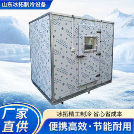可移动冷库生鲜商超保鲜库冷藏冷冻双温库餐饮生鲜小型移动式冷库