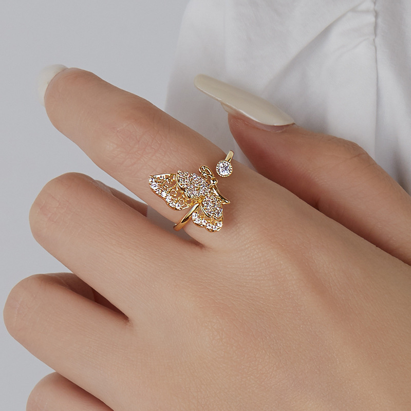 Elegant fashionable adjustable ring
