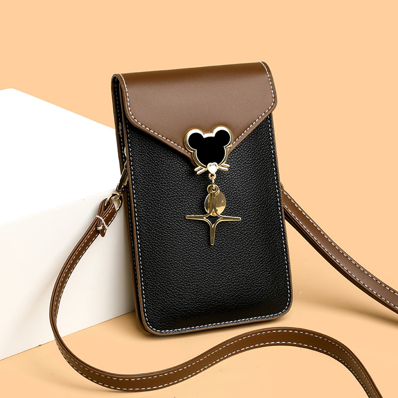 Touch Screen Mobile Phone Bag for Women 2026 Spring New Style Shoulder Crossbody Bag Fashionable Vertical Small Bag for Women