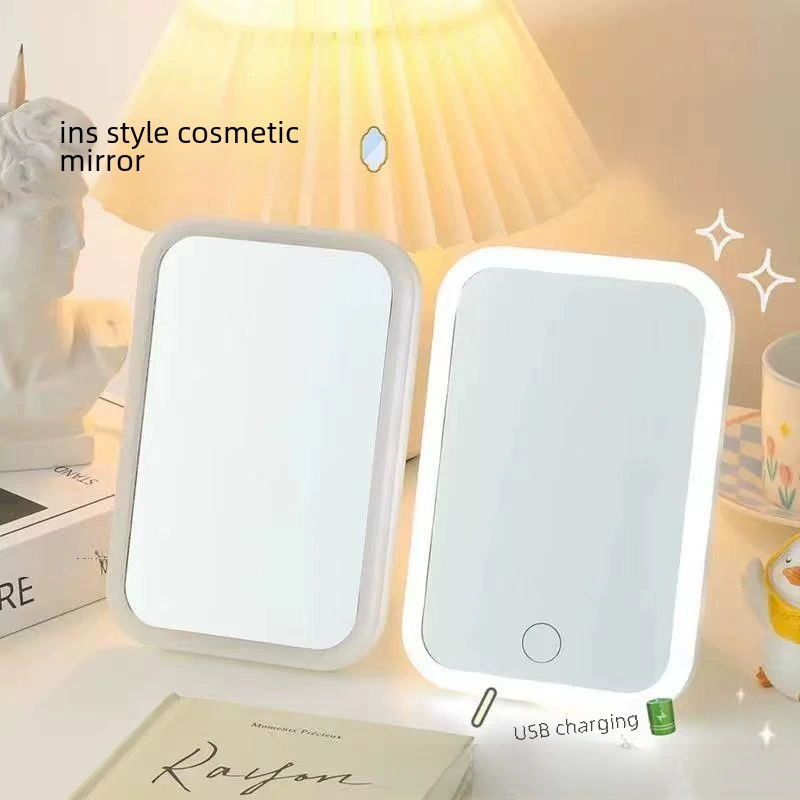 Стол escritorio high quality big mirror for students with light