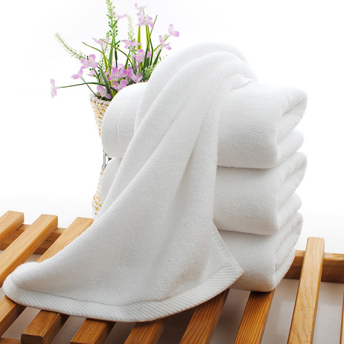 Cotton Towel Hotel White Towel Guest House Shower Towel Bath Towel Sauna Foot Massage Beauty Towel Custom Logo