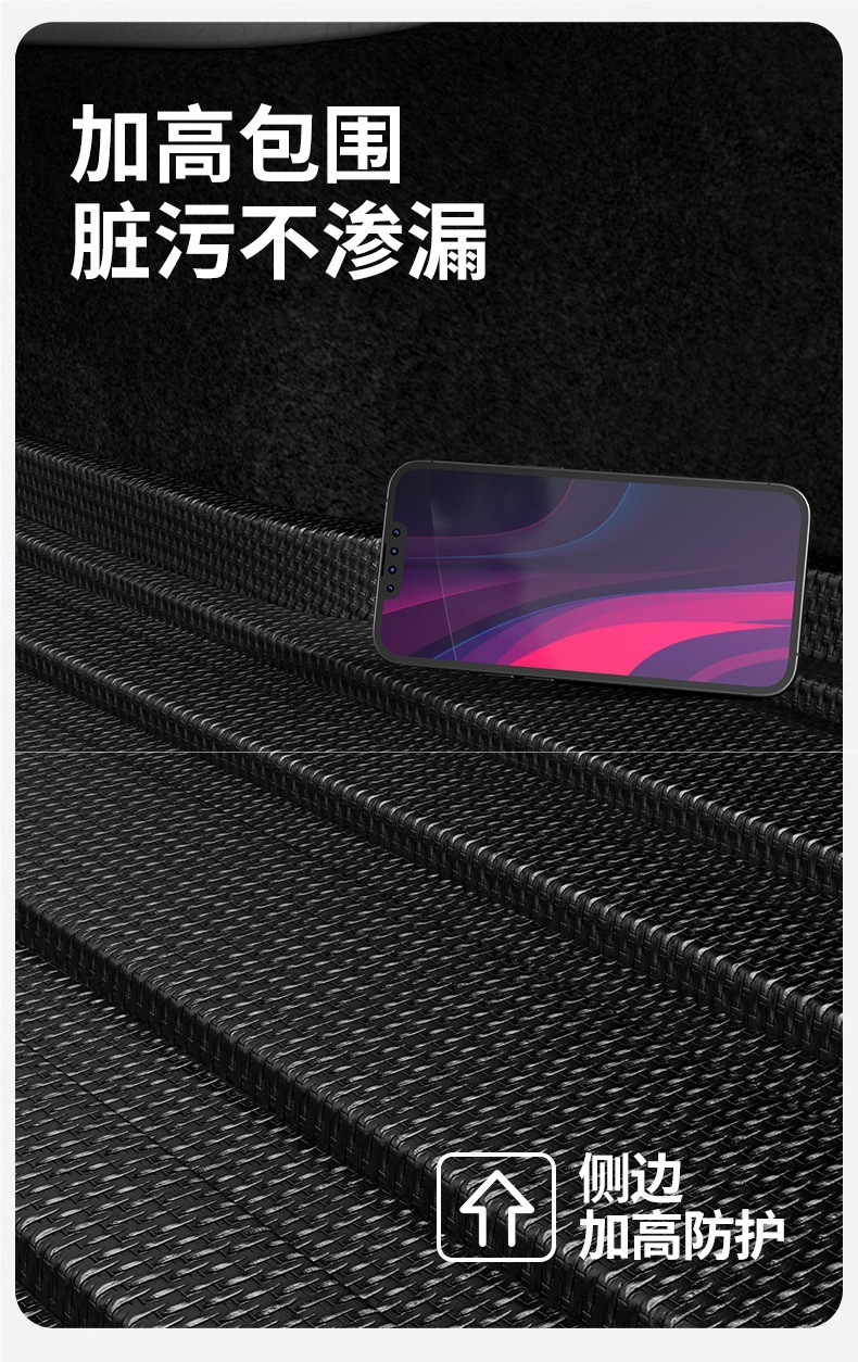 Tpe Car Trunk Mat Special for 2025 New and Old Car Trunk Mat Anti-Dirty High Side Waterproof Trunk Mat